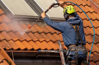 Démoussage et hydrofuge de toiture à Fréchendets